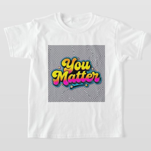 大切な子供たちのTシャツ、メンタルヘルスの意識向上 Tシャツ (レイダウン)