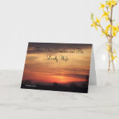 大切な孫とその妻の結婚記念日カード カード (黄色い花)