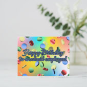 大切な従業員へのハッピーバースデー ポストカード (スタンド正面)