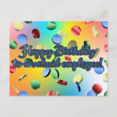 大切な従業員へのハッピーバースデー ポストカード (正面)