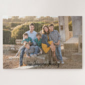 大切な思い出の家族写真 ジグソーパズル (横)