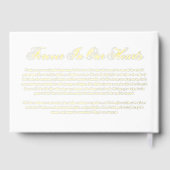 大切な思い出の葬儀記念碑 ゲストブック (裏面)