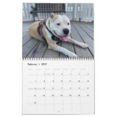 大切な思い出を作る - 愛犬の写真をパーソナライズ カレンダー (2月 2027)