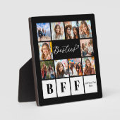大切な思い出を飾る ベストフレンド フォトコラージュ モダンスクリプト BBF フォトプラーク (正面)
