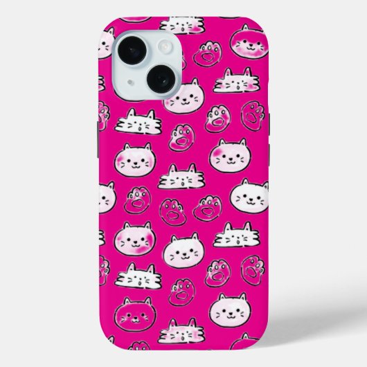 大切な思い出:愛猫iPhone 15ケース Case-Mate iPhoneケース (裏面)