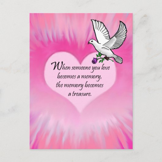 大切な思い出» Bird ポストカード (正面)