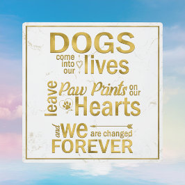 大切な愛犬の記憶を胸に刻むプレート フォトプラーク