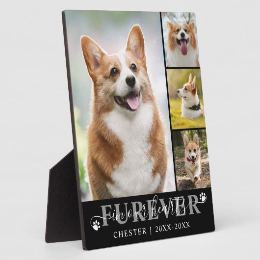 大切な愛犬メモリアル４　写真　いつまでも心の中に フォトプラーク (側面)