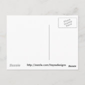 大切な抽象芸術アート風景赤い木 ポストカード (裏面)