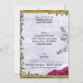 大切な日をお知らせします - 保存日付付招待状 招待状 (裏面)