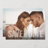 大切な日をみんなでシェアしよう！おふたりの特別な日をみんなにお知らせ 招待状 (正面/裏面)