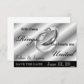 大切な日をみんなで祝おう！ ゲイウェディングのお知らせ 招待状 (正面/裏面)