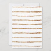 大切な日を予告しよう ゴールドユーカリ ウェディングエンゲージメント 招待状 (裏面)