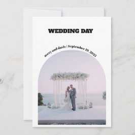 大切な日を写真と共に 招待状