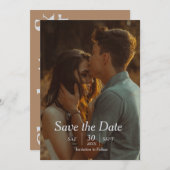 大切な日を前に: 愛と絆のお祝い 招待状 (正面/裏面)