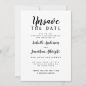 大切な日を延期します 結婚式の日程変更のお詫び 招待状 (正面)