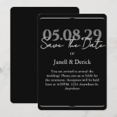 大切な日を覚えておいて 招待状 (正面/裏面)