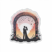 大切な日" (結婚式 / リハーサル) シール (正面)