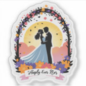 大切な日" (結婚式 / 結婚式リハーサル) シール (正面)