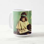 大切な時のダックスフント犬のコーヒー茶マグ コーヒーマグカップ (正面左)