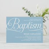 大切な書物 洗礼招待状 - 青 招待状 (スタンド正面)
