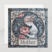 大切な母：特別な挨拶 シーズンカード (正面/裏面)