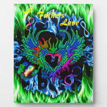 大切な父の愛詩 オーダーメイド テーブルトップ プラーク アート