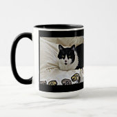 大切な白黒ミーロのコーヒー・マグ マグカップ (左)