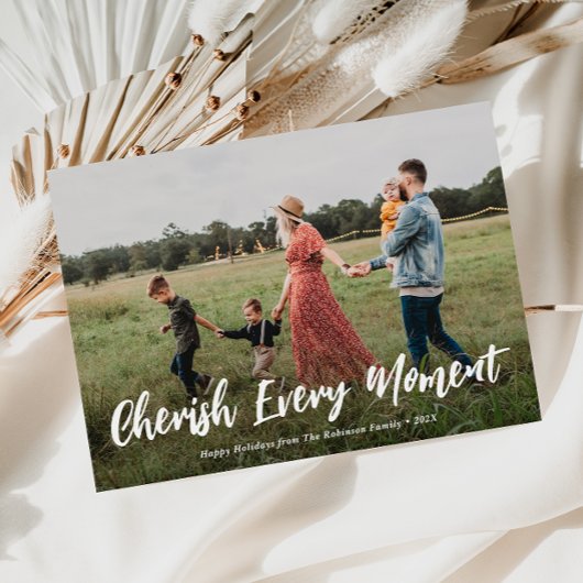 大切な瞬間を慈しむ クリスマス ホリデー カード