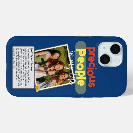 大切な瞬間 – 家族とBFFギフトで海軍へ Case-Mate iPhoneケース (裏面 (横))