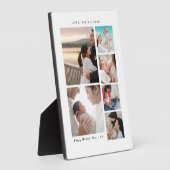 大切な瞬間 | 母の日6写真コラージュ フォトプラーク (側面)