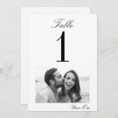 大切な結婚モーメントの表番号カード(5 x 7) シーズンカード (正面/裏面)