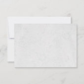 大切な結婚RSVP 出欠カード (裏面)