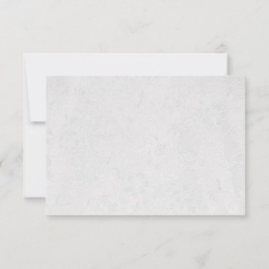 大切な結婚RSVP 出欠カード (裏面)