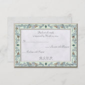 大切な結婚RSVP 出欠カード (正面/裏面)