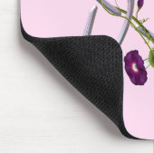 大切な蝶イニシャルA マウスパッド (コーナー)