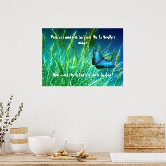 大切な蝶 ポスター (キッチン)