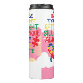 大切な言葉 - 自閉症の心を勇気づける タンブラー (裏面)