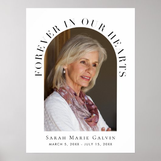 大切な記憶の写真 追悼式 記念ポスター ポスター (正面)