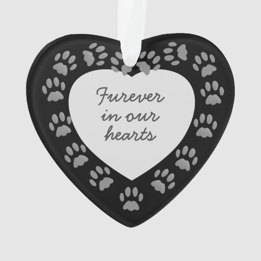 大切な記憶の足跡 オリジナル メモリアル オーナメント (裏面)