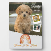 大切な記憶 永遠に 私たちの心の中 ペットメモリアル フォトプラーク (正面)
