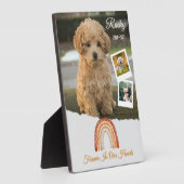 大切な記憶 永遠に 私たちの心の中 ペットメモリアル フォトプラーク (側面)