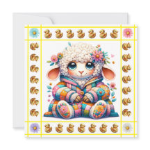 大切な赤ちゃん動物 テーマ - 招待状