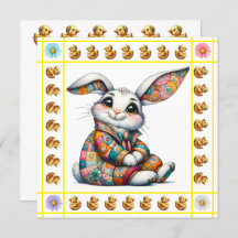 大切な赤ちゃん動物 テーマ - 招待状