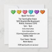 大切な輝きの鳥たちをテーマにした招待状です 招待状 (裏面)