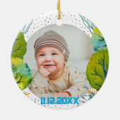 大切な魔法：あなたの森の最初のクリスマス セラミックオーナメント (裏面)