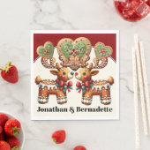 大切な鹿の愛 スタンダードランチョンナプキン (インサイチュ)