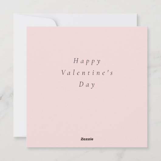 大切な黒い人形のバレンタイン/グリーティングカード シーズンカード (裏面)