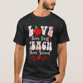 大切に思うから教える Teacher Valenti Tシャツ