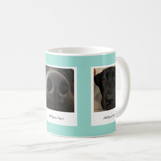 大切カスタム犬のペット写真  コーヒーマグカップ (正面右)
